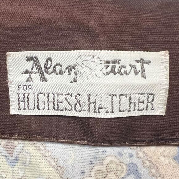 Alan Stuart 70s Retro Shirt Geometric Print Large Vintage Fall Streetwear - Picture 4 of 12